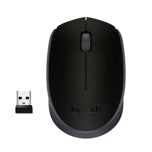 Logitech B170 2.4GHz Wireless Optical Mouse With USB Nano Receiver,12 M Battery Life, Ambidextrous, (Black) ( Open Box )