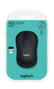 Logitech M221 2.4GHz Wireless Silent Optical Mouse With USB Mini Receiver 1000Dpi 18M Of Battery-Charcoal Grey(Open Box)