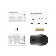 Lenovo 400 2.4GHz Wireless USB Mouse 1200Dpi 1Y Of Battery Life-Black(Open Box)