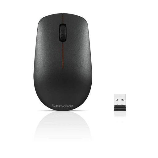Lenovo 400 2.4GHz Wireless USB Mouse 1200Dpi 1Y Of Battery Life-Black(Open Box)