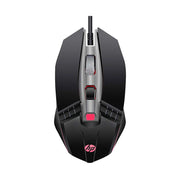HP M270 Backlit USB Wired Gaming Mouse With 6 Buttons 2400Dpi Breathing LED Lighting 3Y Warranty-Black (Open Box)