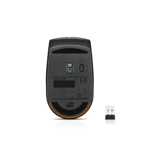 Lenovo 300 2.4GHz Wireless USB Compact Mouse 1000DPI 1YR Of Battery Life 3 Buttons-Black(Open Box)