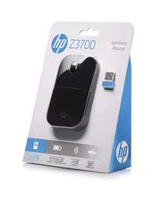 HP Z3700 2.4GHz Wireless USB Optical Mouse 1200DPI 16M Of Battery Life-Black(Open Box)