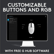 Logitech G102 USB Light Sync Gaming Mouse With RGB Lighting 6 Buttons 8K DPI 16.8mn Color-Black(Open Box)