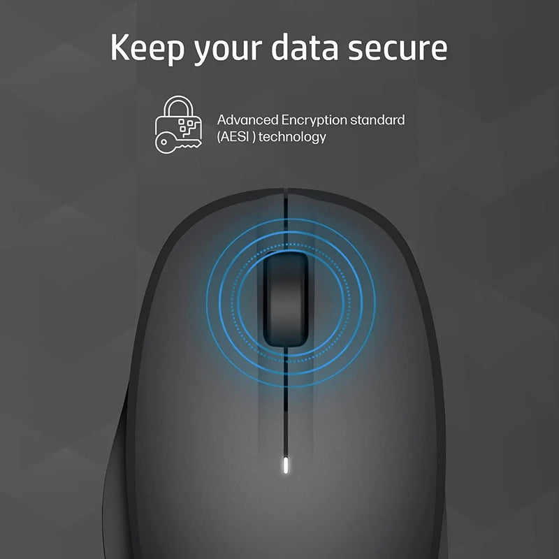 HP 250 Bluetooth 4.2 Mouse 3600DPI 15M Of Battery Life 3Y Warranty-Black(Open Box)