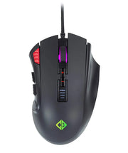 Cosmic Byte Equinox Gamma Pixart PMW3389 Sensor 16000DPI 12 Button Wired Gaming USB Mouse-Black(Open Box)