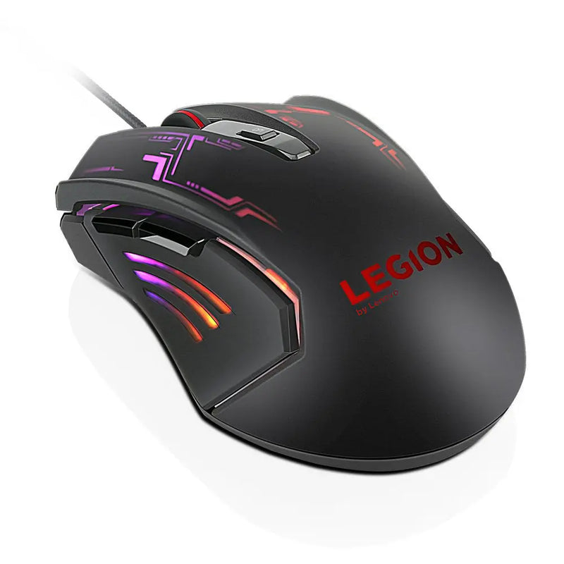 Lenovo Legion M200 RGB Gaming Wired USB Mouse 2400 DPI Backlight-Black(Open Box)