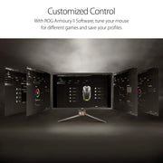 ASUS TUF Gaming M3 Optical USB RGB Gaming Mouse 7KDPI Aura Sync RGB Lighting-Black(Open Box)