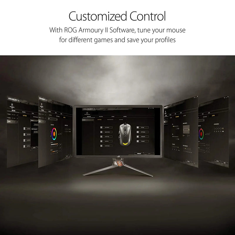 ASUS TUF Gaming M3 Optical USB RGB Gaming Mouse 7KDPI Aura Sync RGB Lighting-Black(Open Box)