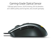 ASUS TUF Gaming M3 Optical USB RGB Gaming Mouse 7KDPI Aura Sync RGB Lighting-Black(Open Box)