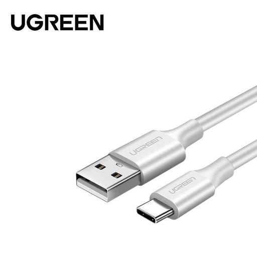 UGREEN 60123 USB A 2.0 Male To USB C Male Nickel Plated Cable 2M(White)