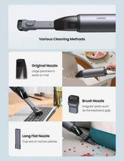 UGREEN 80645 85W Cordless Handheld 5500Pa With LED Light Portable Rechargeable Car Vacuum Cleaner