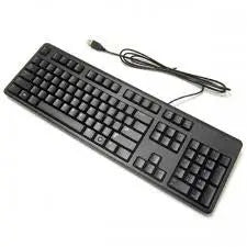 Dell Kb216 Wired Multimedia USB Keyboard With Super Quite Plunger Keys Spill-Resistant-Black(Open Box)