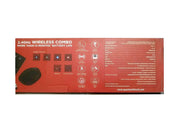 Quantum QHM9350 2.4GHz Wireless Keyboard With Mouse Combo-Black(Open Box)