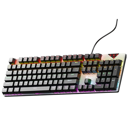 Quantum QHM9850 Rapid Strike Mechanical Wired Gaming Keyboard-Black(Open Box)
