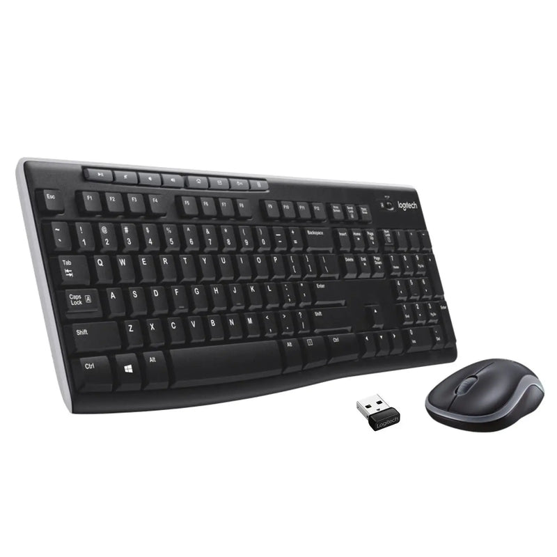 Logitech MK270R Wireless USB Keyboard & Mouse Combo-Black(Open Box)