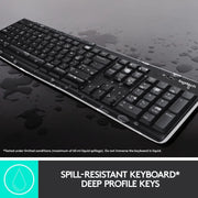 Logitech MK270R Wireless USB Keyboard & Mouse Combo-Black(Open Box)