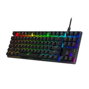 HyperX HX-KB7RDX-US Alloy Origins Core Tenkeyless Mechanical RGB Gaming Wired Keyboard-Red Switch(Open Box)