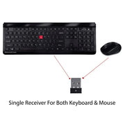 iBall Magical Duo 2 Wireless Deskset Keyboard & Mouse Combo-Black(Open Box)