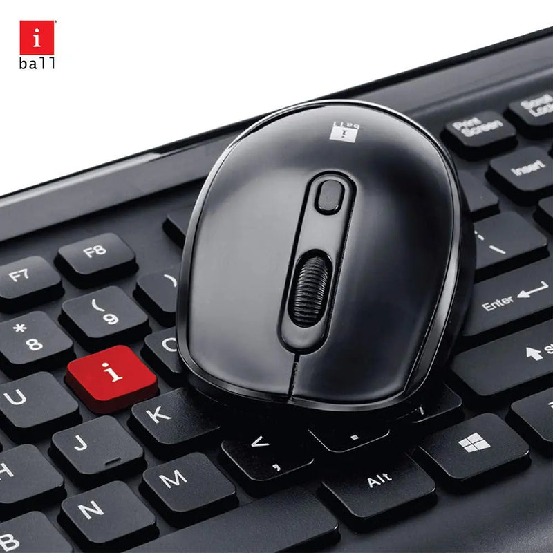 iBall Magical Duo 2 Wireless Deskset Keyboard & Mouse Combo-Black(Open Box)
