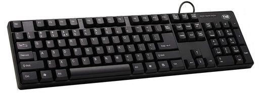 TVS Electronics Champ Wired Bilingual Keyboard-Black(Open Box)