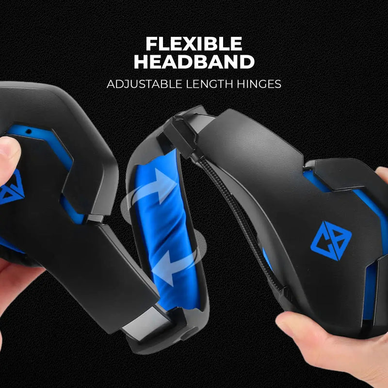 Cosmic Byte Stardust Wired On Ear Gaming Headphones With Mic -Blue/Black(Open Box)