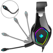 Cosmic Byte ERSA Gaming Headphone With RGB LED & Microphone-Interstellar Black(Open Box)