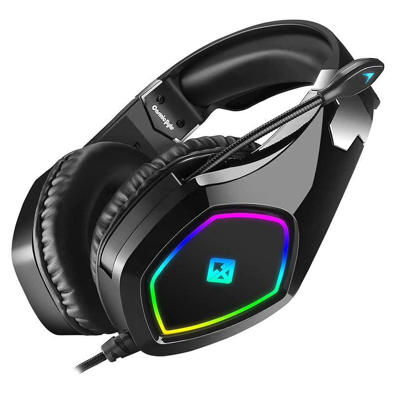 Cosmic Byte ERSA Gaming Headphone With RGB LED & Microphone-Interstellar Black(Open Box)