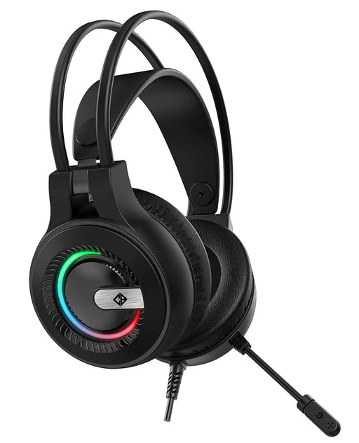 Cosmic Byte Titania RGB Gaming Wired On Ear Headphones With Mic-Black (Open Box)
