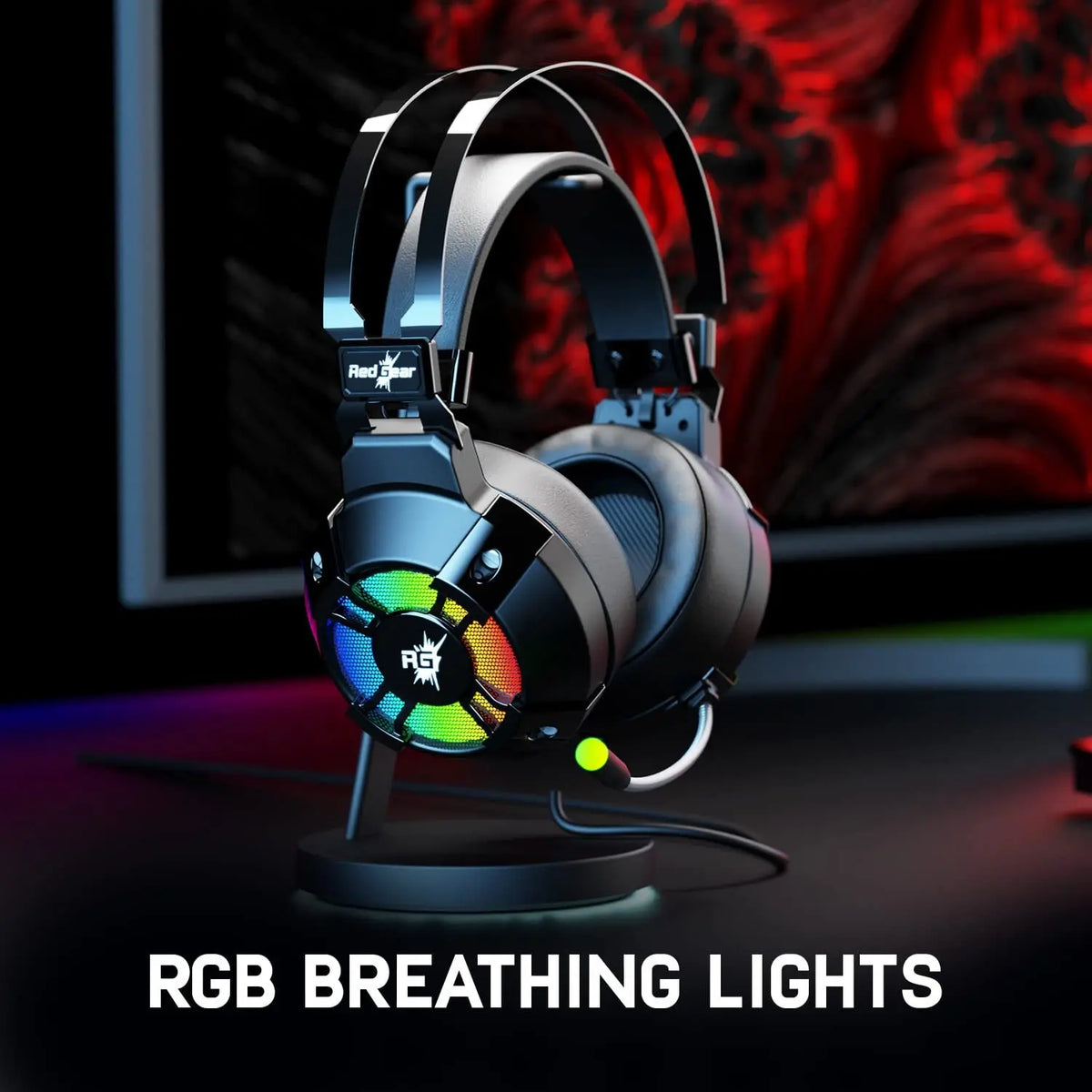 Redgear Cosmo 7.1 Usb Gaming Wired Over Ear Headset With Mic-Open Box ...