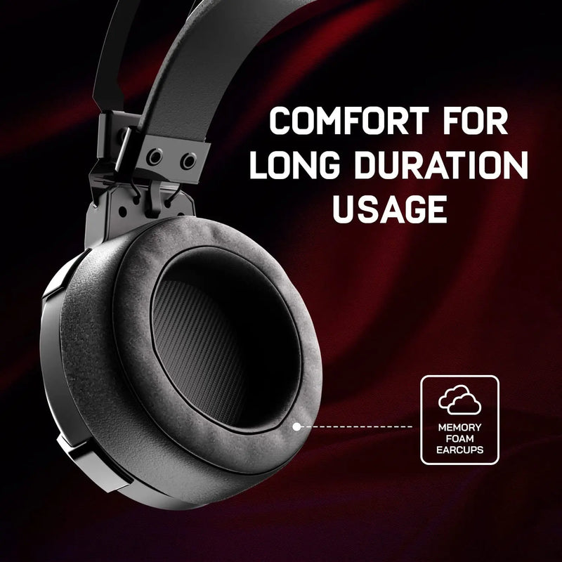 Redgear Cosmo 7.1 Usb Gaming Wired Over Ear Headphones With Mic-Black(Open Box)