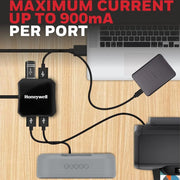 Honeywell HC000010 Momentum 4-1 USB 3.0 Hub 1.2M Cable 5GBPS (Open Box)