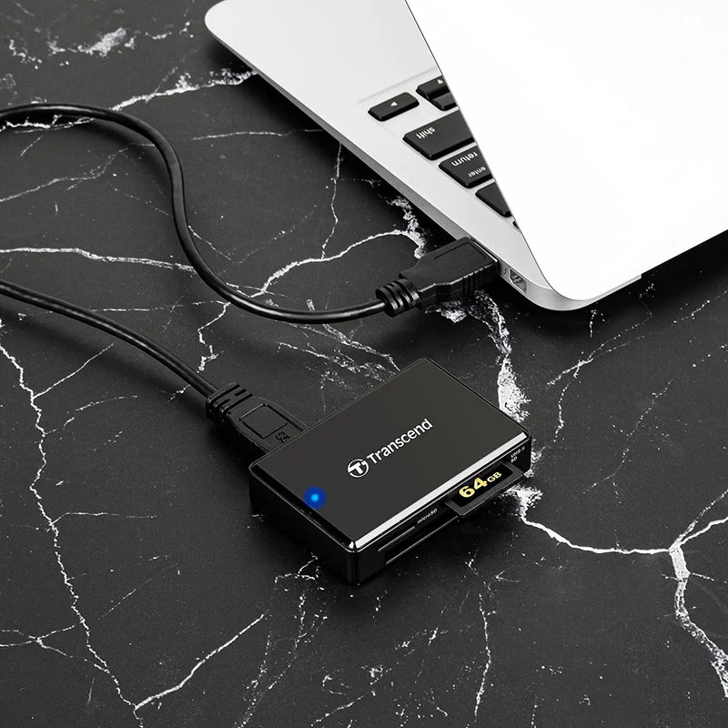 Transcend ‎ TS-RDF9K2 UHS-II USB 3.1 Gen 1Multi Card Reader USB Type-A(Open Box)