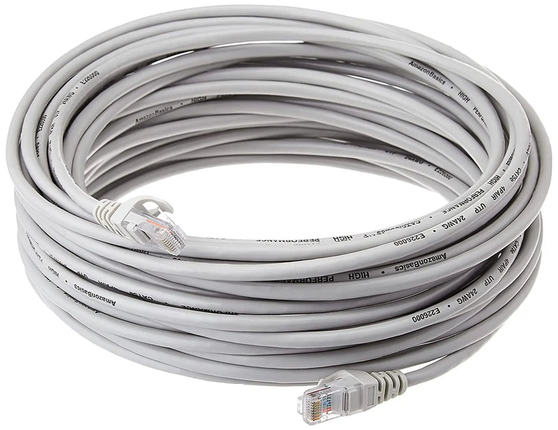Amazon Basics RJ45 Cat-5e Network Ethernet Cable For Router 50 Feet/15.2 M(Open Box)