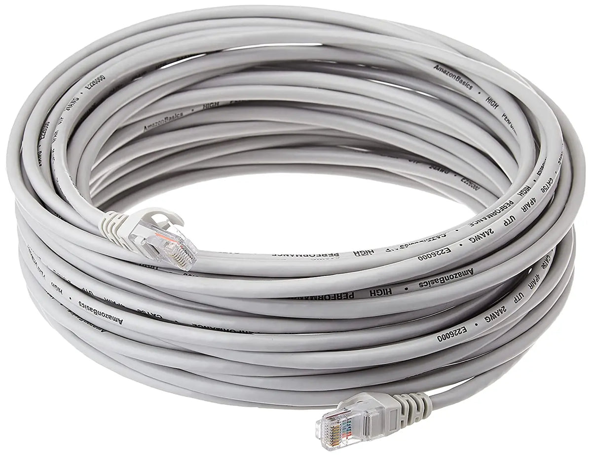 Amazon Basics RJ45 Cat5e Cable 50 Feet/15.2 M(Open Box) — TeckPot