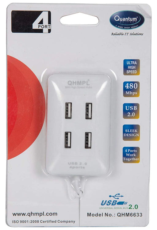 Quantum QHM6633 4-Port USB Hub(Open Box)