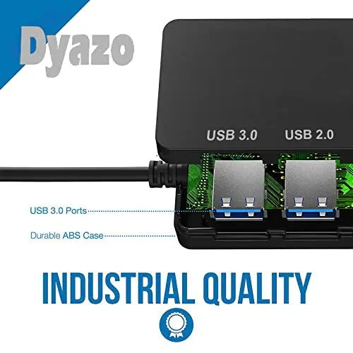 Dyazo 4-Port 2.0 & 3.0 USB Type C Data Hub/Type C to 4 USB-A Ports(Open Box)