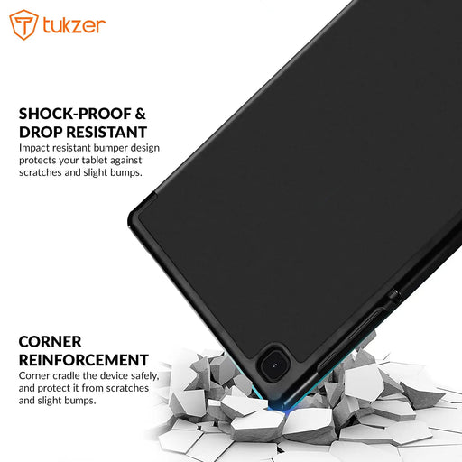 Tukzer TZ-C7 Trifold Smart Stand Flip Folio Cover For Samsung Galaxy Tab-2021(Open Box)