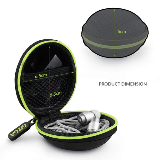 Gizga Essentials G11 Earphone Carrying Case-Green(Open Box)