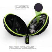 Gizga Essentials G11 Earphone Carrying Case-Green(Open Box)