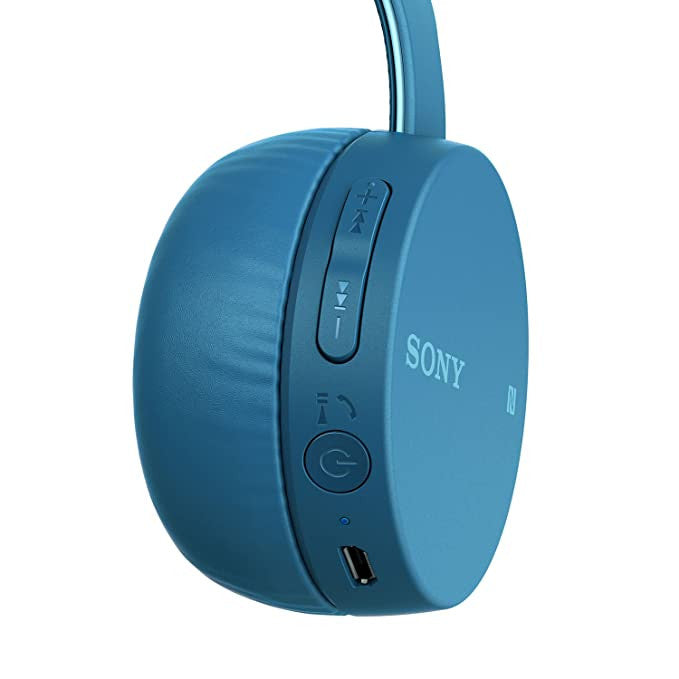 Sony WH-CH400 Wireless Headphones (Blue)