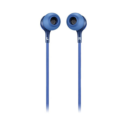 JBL LIVE100 By Harman Wired In Ear Headphones With In-Line Mic And Remote(Blue)