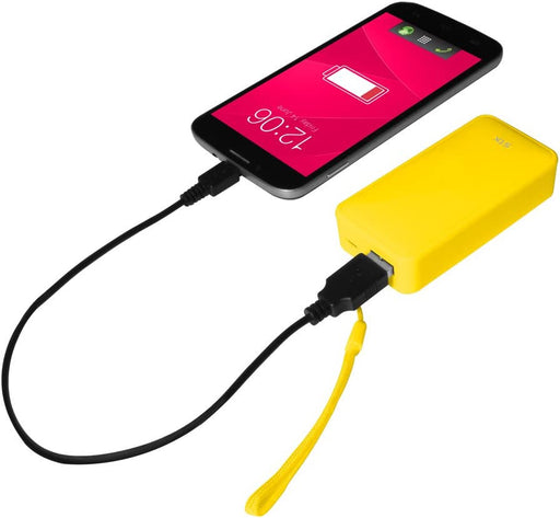 STK Cuboid 2 4000 mAh Power Bank- YELLOW