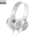 SONY XB450 Wired without Mic Headset  (White, On the Ear)