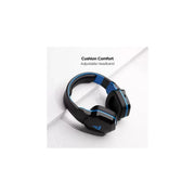 BoAt Rockerz 510 Super Extra Bass On Ear Bluetooth Headset, Furious Blue(Open Box) BOAT