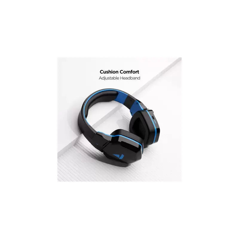 BoAt Rockerz 510 Super Extra Bass On Ear Bluetooth Headset, Furious Blue(Open Box) BOAT