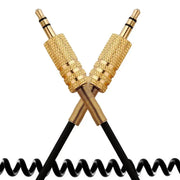 3.5mm Boat Twister Aux-3m Aux Cable - Black