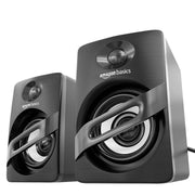 Amazon Basics ABPCS1001 USB 2.0 Deep Bass Portable Multimedia Speaker-Black(Open Box)