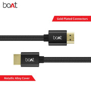 boAt para-Armour HDMI Cable - 2m (Black)