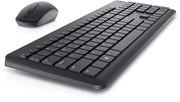 Dell USB Wireless Keyboard & Mouse Combo- KM3322W, Anti-Fade & Spill-Resistant Keys-Black